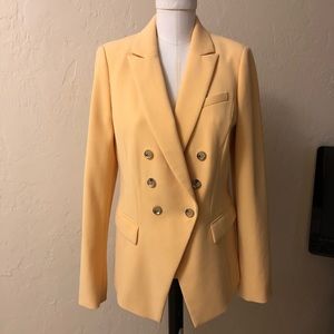 WHBM yellow blazer